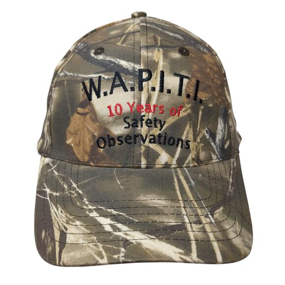 WAPITI 10 Years of Safety Observations Snapback Hat Multicolor OS Camouflage - Picture 1 of 9